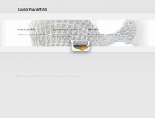 Tablet Screenshot of giuliopiacentino.com